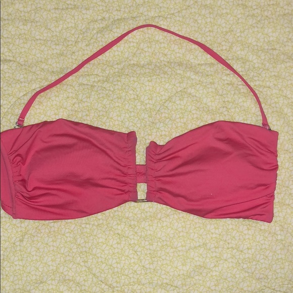 Bundle! Lg Bikini Tops Bandeau & Crochet Triangle - Picture 2 of 5